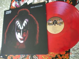Kiss Gene Simmons Solo Color 40th Anniversary Lp 2018 Universal W/color Poster
