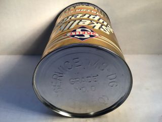 Vintage Skelly Oil Can Quart NOS Gas Rare Handy Sign Sunoco Texaco Mobil Shell 4 8