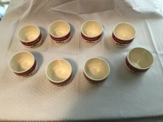 Set Of 8 Campbell ' s Soup Bowl Cups Vintage Rare USA Stackable 2
