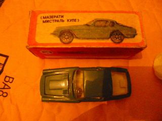 1/43 1967 Maserati Mistral Vintage Soviet/russian Mebetoys Politoys