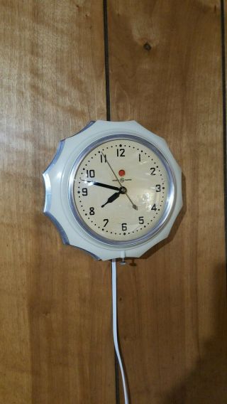 Telechron Wall Clock,  2f02,  Hostess,  Rehabbed
