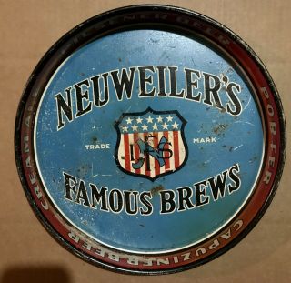 Pa Beer Tray Neauweiler Allentown Pa Neuweiler Beer Tray