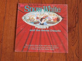 Walt Disney Snow White And The Seven Dwarfs Lp Disneyland St 3906