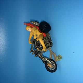 Vintage 1970s Hot Wheels Rrrumblers Chopper Motorcycle Rider Complete