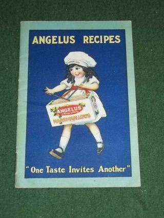 Angelus Marshmallows Recipes Book 1930’s