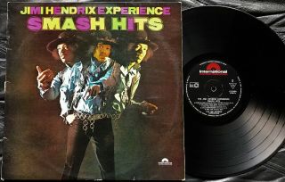 Jimi Hendrix Experience - Smash Hits Ultrarare 1968 Aussie Black Label Mono Lp