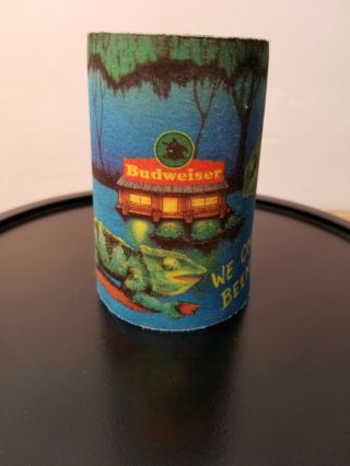 Vintage Budweiser Lizard Koozie Anheuser Busch 1997