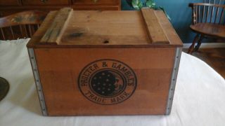 Vintage Proctor & Gamble Ivory Soap Small Wood Crate Advertising Wooden Box