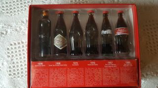 Evolution Of The Coca - Cola Contour Bottle Set - 2