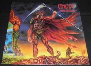 Cancer - Death Shall Rise 1991 Vinyl Solution Sol 28 Uk 1st Inner Death Metal Ex