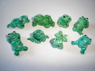 Kinder Surprise Set - Happy Frogs 1986 Vintage - Figures Collectibles