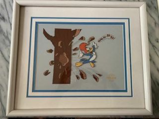 Woody The Woodpecker Seriograph Animation Cel - By Walter Lantz - 1991