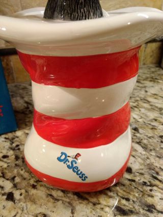 Dr.  Seuss 2001 Cat in the Hat Ceramic Cookie Jar 6