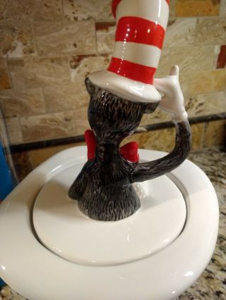 Dr.  Seuss 2001 Cat in the Hat Ceramic Cookie Jar 7