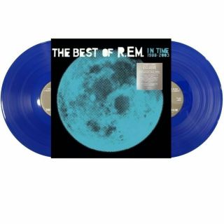 R.  E.  M.  In Time: The Best Of Rem 1988 - 2003 2 Vinyl Lp Exclusive Blue Vinyl