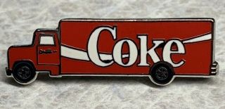 Coke Coca Cola Soda Delivery Truck Lapel Hat Pin