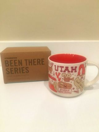 Starbucks Coffee Been There Series Mug Utah Cup 14 Oz Nwt & Box