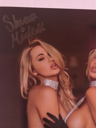 Autographed poster Playboy models Andrea Prince & Sherra Michelle 3