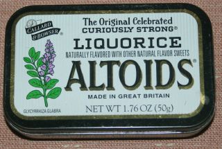 Altoids Liquorice Tin - Empty