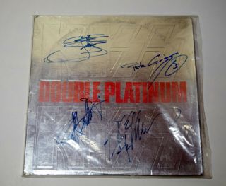 Kiss Double Platinum 1978 Lp Replace Cover Autographed Signed Full Band