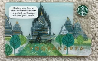 Starbucks 2015 Indonesia Yogyakarta Card Rare