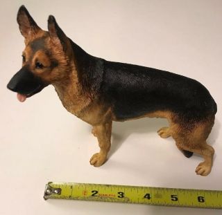 German Shepard Figure Dog - Hard Plastic.  6.  5”long X 6.  5”tall X 3”wide