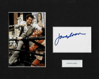 James Caan - The Godfather - Hand Signed Card Matted