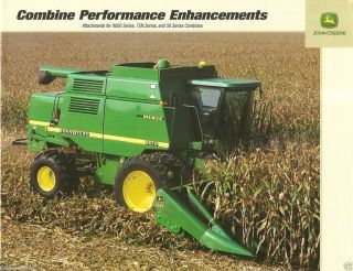 Farm Equipment Brochure - John Deere - Combine Attachments - 2002 (f1652)