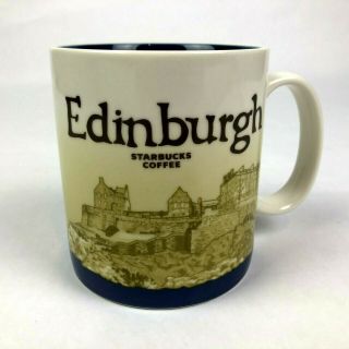 Starbucks Edinburgh Scotland Uk City Global Icon Series Coffee Mug 16oz 2011