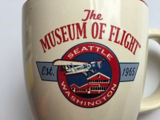 THE MUSEUM OF FLIGHT EST 1965 SEATTLE WASHINGTON COFFEE MUG 5