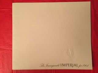 1964 Imperial Car Dealer Sales Brochure
