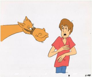 Scooby Doo SHAGGY Production Animation Art Cell Hanna Barbera 2