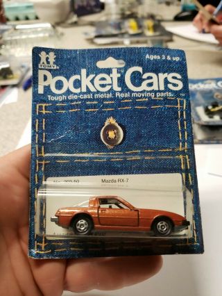 Vintage 1979 1/60 Tomy Pocket Cars Mazada Savanna Rx - 7 No.  203 - 50