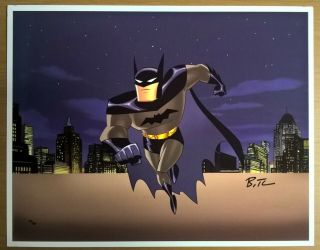 Batman The Animated Series Giclee Print Signed Animation Cel Justice League