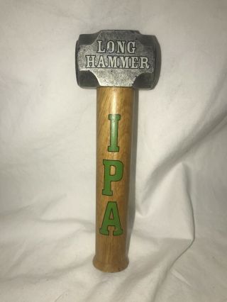 Mini Figural Red hook Long Hammer IPA Tap Handle beer pub bar 7 In 3