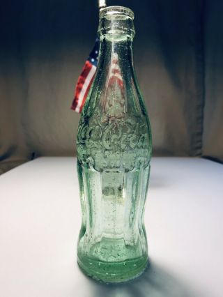 SAYRE OKLA (Oklahoma) Patent 1915 Coca Cola Hobbleskirt Soda Coke Bottle 2