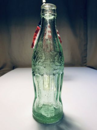 SAYRE OKLA (Oklahoma) Patent 1915 Coca Cola Hobbleskirt Soda Coke Bottle 3