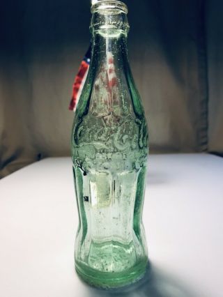 SAYRE OKLA (Oklahoma) Patent 1915 Coca Cola Hobbleskirt Soda Coke Bottle 4