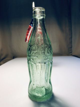 SAYRE OKLA (Oklahoma) Patent 1915 Coca Cola Hobbleskirt Soda Coke Bottle 5