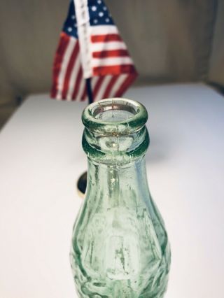 SAYRE OKLA (Oklahoma) Patent 1915 Coca Cola Hobbleskirt Soda Coke Bottle 6
