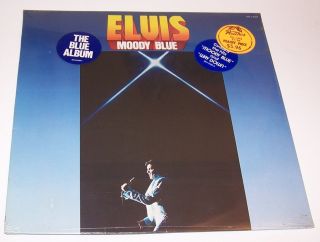 Elvis Presley Moody Blue Vinyl Lp Afl1 - 2428 Blue Album (blue Vinyl)