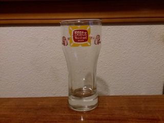 Vintage Blitz Weinhard Beer Beer Glass