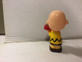 Vintage United Feature Syndicate Peanuts Charlie Brown Rubber 5 1/2 