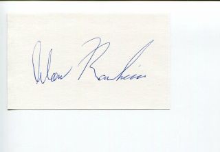 Alan Rachins Dharma & Greg La Law Rizzoli & Isles Signed Autograph