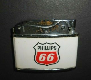 Vintage " Phillips 66 " Gas Station Advertising Como Oil Company Cigarette Lighter