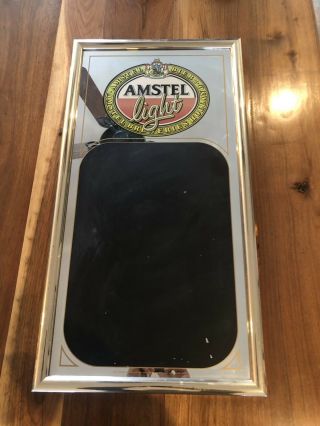 Amstel Light Mirrored Chalkboard Beer Sign