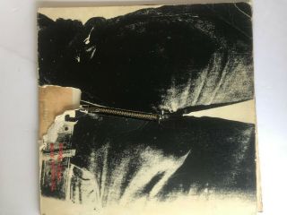 The Rolling Stones Sticky Fingers W/zipper Rock Record Lp Vinyl Album