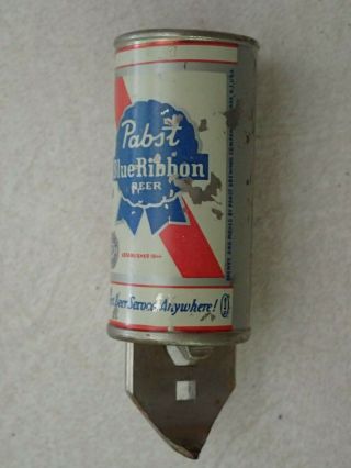 Vintage Pabst Blue Ribbon Miniature Can Bottle Opener - Rare Germany