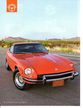 1973 Datsun 240z Great 6 - Page Article / Ad