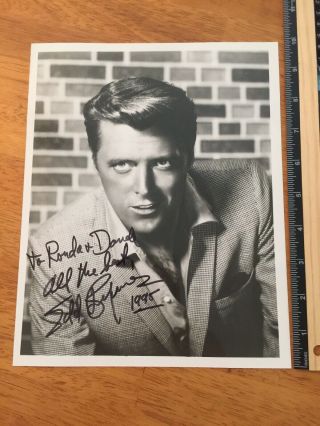 Edd Byrnes Autograph 1995 - A Collectors Must Have